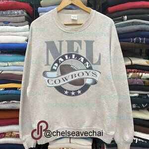 Vintage 80's Dallas Cowboys Football Sweatshirt, Retro NFL Shirt For Mens Womens
